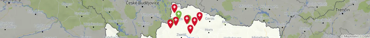 Map view for Pharmacies emergency services nearby Pfaffenschlag bei Waidhofen a.d.Thaya (Waidhofen an der Thaya, Niederösterreich)